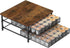 MOOACE Coffee Pod Holder for K Cup - 2 Tier Drawer Holder with Sliding Baskets, 72 Capacity Pods Organizer for Coffee