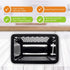 Spring Chef 10" Professional Parmesan Cheese Grater with Container, 4 Sided Kitchen Cheese Shredder, Black Soft Grip