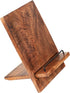 Wooden Cookbook Stand Cutting Board | Adjustable Recipe Holder with Pull-Out Stand