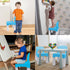 2-4, 9.3" burgkidz Toddler Chair for Kids Ages Plastic Kids Chair with Seat Height, Lightweight & Durable, Easy-Clean