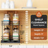 Mystozer 7.08" Wx10.43 Dx8.26 2 2 Pull Out Spice Rack Organizer for Cabinet, Slide Out Spice Racks, Easy to Install, H