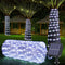Solar Rope Lights, 33ft 100LED Solar String Lights, 8 Modes Waterproof Solar