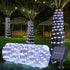 Solar Rope Lights, 33ft 100LED Solar String Lights, 8 Modes Waterproof Solar