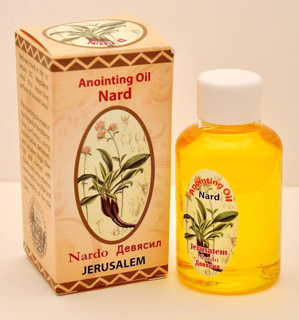 Anointing Oil Nard, 40 ml Bottle - Fragrance of the Holy Bible Jerusalem