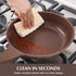 SENSARTE 9.5 Inch Nonstick Frying Pan Skillet, Granite Coating Chef's Pan, PFOA Free, Toffee Brown
