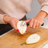 Triangle Ultra-Sharp Stainless Steel Fruit and Vegetable Corer with Two Cutting Widths