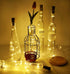 Wine Bottle Lights with Cork, Battery Operated 20 LED Fairy Mini String Lights for DIY, Party, Decor (3, Warm White)