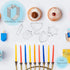 Hanukkah Fun Stainless Steel Cookie Cutters Set of 5 - Chanukah Story Shapes: Menorah, Dreidel, Candle, Maccabee