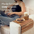 THE LAZY STORE Acacia Couch Arm Tray for Drinks and Snacks with Detachable Cup Holder, Anti Slip Base and Foldable