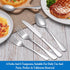 12 Pcs Forks and Spoons Silverware Set, Food Grade Stainless Steel Flatware for Home and Kitchen, Dishwasher Safe