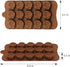 homEdge Truffle Mold Set of 4 Packs - Food Grade Non-Stick Silicone Jelly Chocolate Candy Ice Molds