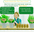 DESAI Garden 9 27 Indoor Herb Garden Kit, Non-GMO Seeds with Reusable Pots, Planter DIY Grow Kits for Growing Herbs