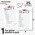 Airplane Baby Shower Games for Boys, Word Scramble Activity, 25 Cards, Adventure Theme in Red and Blue