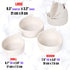 Set 3 Closet MINTWOOD Design of Cotton Rope Nesting Bowls, Small Catch All Basket, Cute Baskets and Bins for Shelves