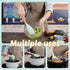 QMVESS Silicone Kitchen Utensils Set, 35 Pcs Non-Stick Cooking Accessories with Wooden Handles