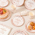 Set Set 24 Crisky Rose Gold Bachelorette Napkins Plates Cups for Bridal Shower Wedding Engagement Party Decorations