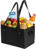 Set (Set 3) Earthwise Deluxe Collapsible Reusable Shopping Box Grocery Bag with Reinforced Bottom Storage Boxes Bins