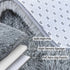 Soft Runner Rugs for Bedroom Hallways, 2x3 Grey Fluffy Shag Non Slip Area Rug for Living Room