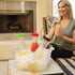 OGGI Clear Carafe w/Flip Open Lid, Ideal Juice Bottle, 1.6 Lt (54Oz), Black