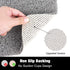 MAPLEZ Non-Slip Bath Mat for Tub, Quick Drying Shower Mat for Wet Areas, 24"x16", Grey