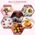 50 5 oz Mifoci Pcs Pink Plastic Dessert Cups Appetizer Cups for Parties Mini Square Disposable Dessert Bowls Parfait