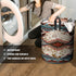 Western Aztec Cow Print Baby Laundry Hamper, Waterproof Storage Bin for Clothes Organizer, Room Decor