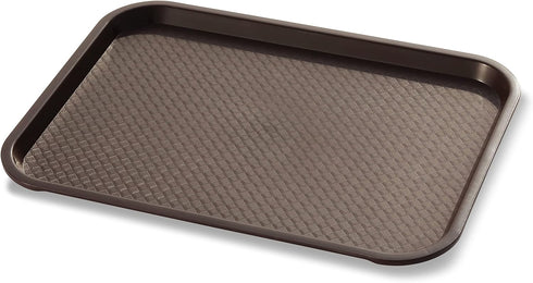 New Star Foodservice Fast Food Tray, Set of 12, Brown, 12 by 16-Inch