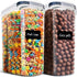 ComSaf 6.7Qt Cereal Storage Container Set of 2 - Ideal for Home