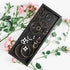 Bathroom Vanity Tray, Black Decorative Tray for Counter, Small Wood Sink Soap Tray Holder for Kitchen and Dresser Decor