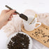 AUEAR 2 Pack Vintage Loose Leaf Tea Scoops, Copper Metal Measuring Shovel Spoons for Coffee