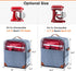 BAGSPRITE Stand Mixer Cover with Appliance Sliders Base Compatible with KitchenAid Mixer-Storage Bag for 4.5/5 Quart with Pockets for Kitchen Aid Accessories and Attachments