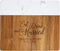 Let's Make Memories Personalized Cheese Board - Wood and Marble - for