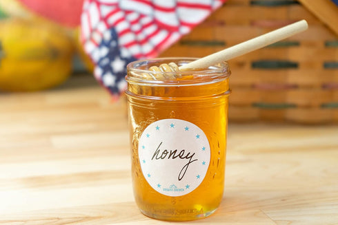 Dissolvable Food Labels for Canning - 250 Labels for Pantry, Food Containers, Mason Jar Storage - Made in USA