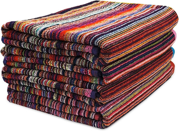 BolBom*S Bath Towel Set 4 Pack,30 x 60 Inches Large 100% Cotton