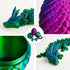 Dimili 2 Pack 12 inch 3D Printed Mystery Dragon Egg, Extra Large Dragon Egg with Dragon Inside, Extra Long Dragon