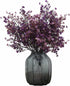 JAKY-Global 6 Bundle Babys Breath Fabric Cloth Artificial Flowers for Wedding Party Decoration (Autumn Purple)