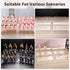 2 Set 3 12" 5mm Large Acrylic Clear Display Risers, Sizes Rectangular Showcase Collectibles Display Shelf, Thick