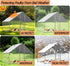 11.3 6.3 (1 Pack) Chicken Coop Cover Waterproof and UV, * FT Chicken Run Cover for Winter with Ball Bungees Cords