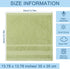 Mindsoft 21 Pack 14" 14" Set 100% Washcloths for Face x Absorbent and Soft Hand Towels Bulk Cotton Ring Spun Hand