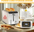 Simple Deluxe 2-Slice Toaster, White, 6 Browning Settings, 3 Functions, Extra Wide Slot & Removable Crumb Tray