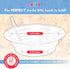 Cibi Cereal Bowls with Straws for Kids, Set of 4 Colorful BPA-Free Toddler Sip-A-Bowls with Built-In Straw for Cereal