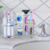 Simple Houseware Multi-Functional Toothbrush Holder, 6 Slots, Chrome