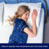 subrtex 3 Inch Mattress Topper Cover (Only Cover), Bamboo Removable Mattress Encasement with Zippers, Twin XL