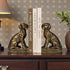 Decorative Bookends for Shelves, Dog Book Ends for Heavy Books, Labrador Retriever Statues Bookends for Heavy Books