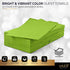 Amcrate Dinner Napkins Disposable Guest Towels, Kiwi Beverage Napkins, 8 x 4.5 , Pack of 40