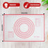 Large Silicone Baking Mat, 16" x 24" Pastry Mat Baking Mats Silicone for Rolling Out Dough Non Slip, Dough Mat Pie Crust Rolling Mat Fondant Mat Oven Liner with Measurement by Sifniea