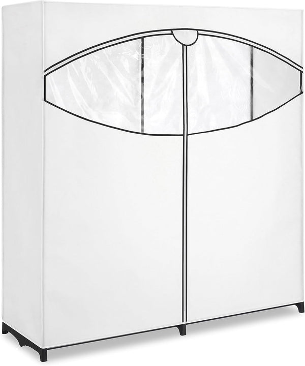 Whitmor Extra-Wide Clothes Closet, 60” with White Cover