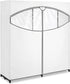 Whitmor Extra-Wide Clothes Closet, 60” with White Cover