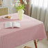 Use(47 63 Inch, meioro Tablecloth Striped Fringe Table Cloth Rectangular Tablecloths Cotton Linen Table Cover