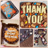 Silicone Letter and Number Chocolate Molds with Happy Birthday Cake Decorations Symbols, 2pcs